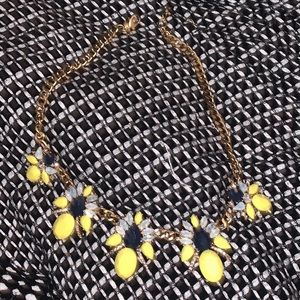 J. Crew statement necklace. Think yellow jackets or bumble bees 🐝